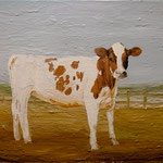 Cow, 2002 Oil on canvas, 16 x 20 inches