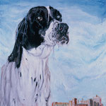 Henry, 1995 Oil on canvas, 26 x 26 inches