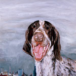 William, 1995 Oil on canvas, 26 x 26 inches