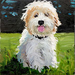 Minnie, 2012 Oil on canvas, 10 x 10 inches