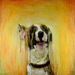 Piper, 1995 Oil on canvas, 26 x 26 inches