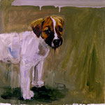 Nutmeg, 1997 Oil on canvas, 26 x 26 inches