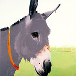 Donkey, 1999 Oil on canvas, 30 x 24 inches