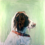 Widget, 1997 Oil on canvas, 26 x 26 inches