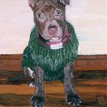 Toby, 2002 Oil on canvas, 20 x 16 inches