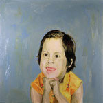 Leslie, 1995 Oil on canvas, 26 x 26 inches