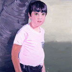 Richard (at Camp Thunderbird), 1999 Oil on canvas, 20 x 16 inches