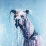 Petey, 1994 Oil on canvas, 26 x 26 inches