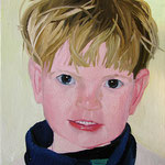 Jackson (3 yrs), 2002 Oil on canvas, 20 x 16 inches