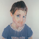 Andrea, 1998 Oil on canvas, 26 x 26 inches