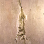 Dead Bunny, 2003 Oil on canvas, 28 x 24 inches