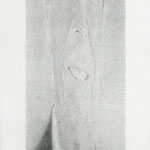 Reagan (tall), 2000 Graphite on paper, 93 5/8 x 24 inches