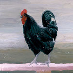 Chicken, 2002 Oil on canvas, 16 x 20 inches