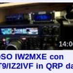 QSO con IT9/IZ2IVF Frenk in Catania con FT-817 5W da Albergo