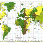 MAPA DE HUSOS HORARIOS