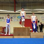 Podium Individuel Adultes/Cadets: 1er Grégory Deloi JADAX, 2ème Tom Leboucq JADAX, 3éme Vincent Bachalet Croisés Bayonne