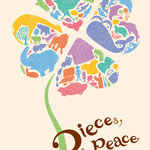 『four Pieces,for Peace.』2011年　地球はともだちポスター展出品作品
