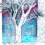 plant, 2025 , page in a sketchbook