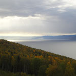 Ausflug mit der Bahn ans Westufer des Baikalsees