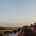 Luftballons für Olathe East (vs. South)