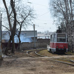 Straßenbahnschleife in Dserschinsk.