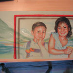 Marta y Pablo. Pastel