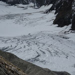Détail sur glacier de Gébroulaz