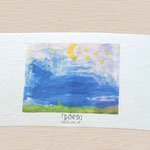 9歳のお子さまのダイナミックな絵を バスタオルにしてくださいました。 タオルがキャンバスのように感じる、 素敵な1枚になりました。