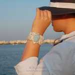 230€. Bracelet "Azure sea" by FLAUNDER.