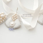 55e.Earrings "Pearl" by FLAUNDER