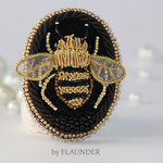 Brooch, 100% hand embroidery. 70 €
