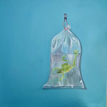 Die Rettung  40x 40cm verkauft