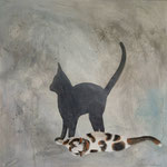 Schattentier 50x 50cm