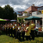 Pößneck, Jubiläum des Volkssolidarität-Pflegeheims & Rosenfest mit Krönung der 31. Rosenkönigin