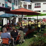 Pößneck, Jubiläum des Volkssolidarität-Pflegeheims & Rosenfest mit Krönung der 31. Rosenkönigin