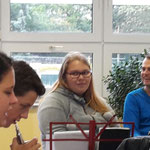 Registerprobe Alt, 08.10.2016 ::: Peggy hilft begleitend an Bariton und Pauke