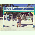 Beautiful Blue Lagoon Island