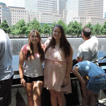 Paula und ich beim 9/11 Memorial