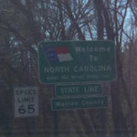 North Carolina State sign