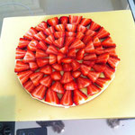 selbst gebackener Strawberry Cake :)
