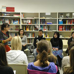 Pascale Maret am 2. Dezember 2010 an der BHAK I Salzburg