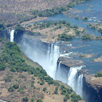 Victoria Falls vanuit helicopter (foto: Ronny Wuyts)