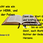 14. Jeremia 23,29 / Hebräer 4,12- Sein Wort ist wie ein Feuer