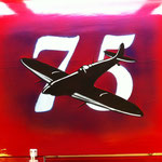 underside of the wing Port to comemarate 75 years of the Spitfire