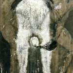 penumbra, 125 X 90 cm cirka, mixed media auf Papier, 2002
