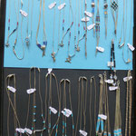 Indianerschmuck, Silberschmuck mit Türkisen