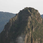 Vue sur le Huayna Picchu et sa forteresse