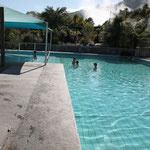 le lendemain, nous avions les piscines que pour nous