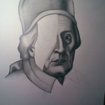"Papa Clemente XII" - Copia dalla Galleria Corsini di Roma - Marilde Mirra