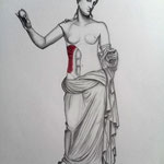 "Afrodite con Studio Muscolare" - Copia dalla Gipsoteca della Sapienza di Roma - Marilde Mirra